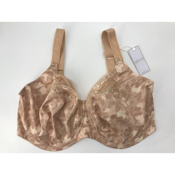 Elomi Morgan Underwire Bra Toasted Almond 36M NEW - Picture 2 of 6